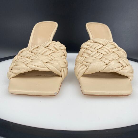 NWOT Marc Fisher Draya Square Toe Slide in Macaroon - Picture 7 of 10